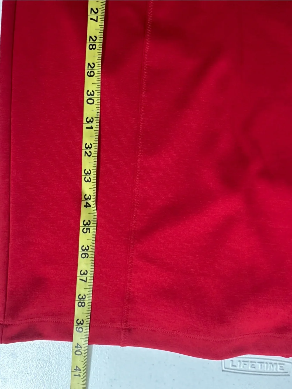 NWT New York and Company Size Small S Red Sheath Sleeveless Dress Knee Length - Picture 11 of 11
